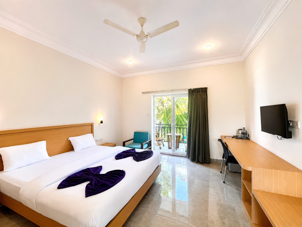 Premium AC Room Morjim Sunset Hotel Morjim Beach Goa